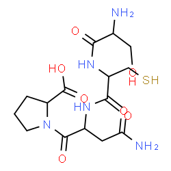 ChemSpider 2D Image | ser-cys-asn-pro | C15H25N5O7S