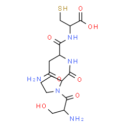 ChemSpider 2D Image | ser-pro-asn-cys | C15H25N5O7S