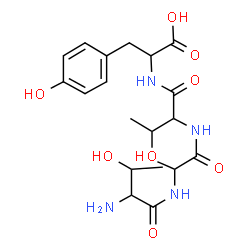 ChemSpider 2D Image | thr-ala-thr-tyr | C20H30N4O8