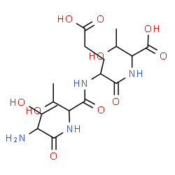 ChemSpider 2D Image | thr-thr-glu-thr | C17H30N4O10