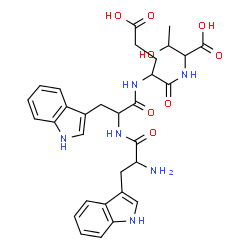 ChemSpider 2D Image | trp-trp-glu-thr | C31H36N6O8