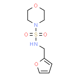 ChemSpider 2D Image | N-(2-Furylmethyl)-4-morpholinesulfonamide | C9H14N2O4S