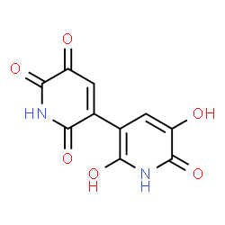 ChemSpider 2D Image | 2',5'-Dihydroxy-3,3'-bipyridine-2,5,6,6'(1H,1'H)-tetrone | C10H6N2O6
