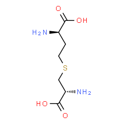 ChemSpider 2D Image | S-[(2R)-2-Amino-2-carboxyethyl]-D-homocysteine | C7H14N2O4S