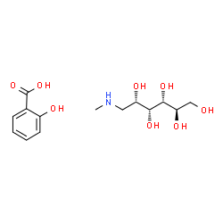 ChemSpider 2D Image | Salicylate Meglumine | C14H23NO8