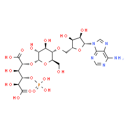 ChemSpider 2D Image | Di Beta | C22H32N5O19P