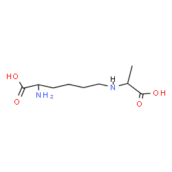 ChemSpider 2D Image | Nz-(1-Carboxyethyl)-Lysine | C9H18N2O4