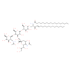 ChemSpider 2D Image | Ganglioside GM2 (d18:1/18:0) | C67H121N3O26