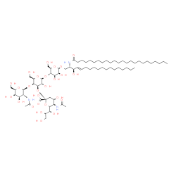 ChemSpider 2D Image | Ganglioside GM2 (d18:1/24:0) | C73H133N3O26