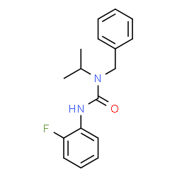 ChemSpider 2D Image | 1-Benzyl-3-(2-fluorophenyl)-1-isopropylurea | C17H19FN2O