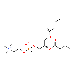 ChemSpider 2D Image | 1,2-DIBUTRYL-SN-GLYCERO-3-PHOSPHOCHOLINE | C16H32NO8P