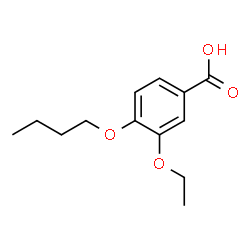 ChemSpider 2D Image | 4-Butoxy-3-ethoxybenzoic acid | C13H18O4