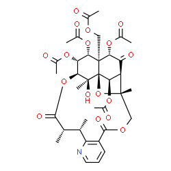 ChemSpider 2D Image | Evonine | C36H43NO17
