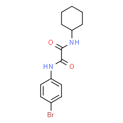 ChemSpider 2D Image | N-(4-Bromophenyl)-N'-cyclohexylethanediamide | C14H17BrN2O2