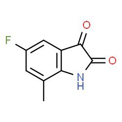 ChemSpider 2D Image | 5-Fluoro-7-methyl-1H-indole-2,3-dione | C9H6FNO2