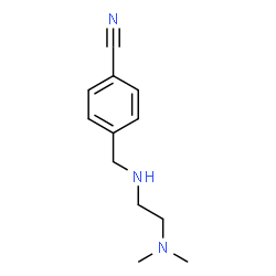 ChemSpider 2D Image | 4-({[2-(Dimethylamino)ethyl]amino}methyl)benzonitrile | C12H17N3