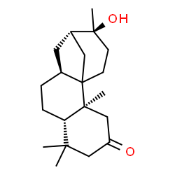 ChemSpider 2D Image | (2S,7S,10S,12S,13S)-13-Hydroxy-2,6,6,13-tetramethyltetracyclo[10.3.1.0~1,10~.0~2,7~]hexadecan-4-one | C20H32O2
