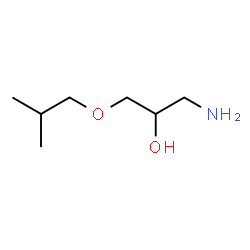 ChemSpider 2D Image | 1-Amino-3-isobutoxy-2-propanol | C7H17NO2