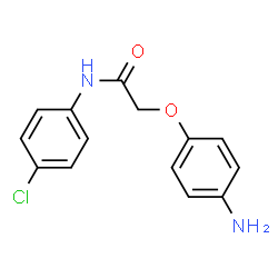 ChemSpider 2D Image | 2-(4-Aminophenoxy)-N-(4-chlorophenyl)acetamide | C14H13ClN2O2