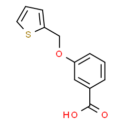ChemSpider 2D Image | 3-(2-Thienylmethoxy)benzoic acid | C12H10O3S