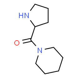 ChemSpider 2D Image | 1-(pyrrolidin-2-ylcarbonyl)piperidine | C10H18N2O