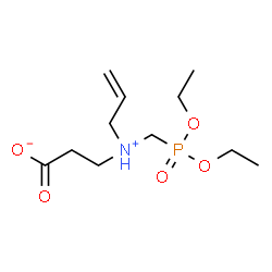 ChemSpider 2D Image | 3-{Allyl[(diethoxyphosphoryl)methyl]ammonio}propanoate | C11H22NO5P