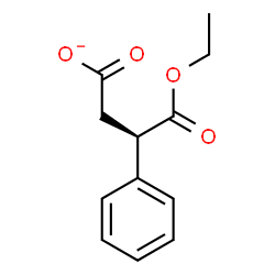 ChemSpider 2D Image | (3R)-4-Ethoxy-4-oxo-3-phenylbutanoate | C12H13O4