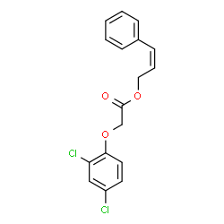 ChemSpider 2D Image | (2Z)-3-Phenyl-2-propen-1-yl (2,4-dichlorophenoxy)acetate | C17H14Cl2O3