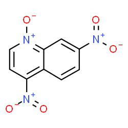 ChemSpider 2D Image | 4,7-Dinitroquinoline 1-oxide | C9H5N3O5
