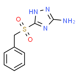 ChemSpider 2D Image | 3-(benzylsulfonyl)-1H-1,2,4-triazol-5-amine | C9H10N4O2S
