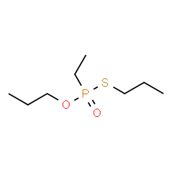 ChemSpider 2D Image | O,S-Dipropyl ethylphosphonothioate | C8H19O2PS