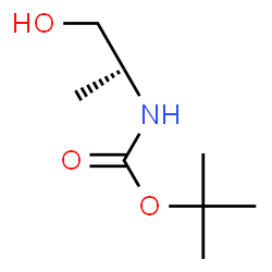 ChemSpider 2D Image | N-Boc-D-alaninol | C8H17NO3