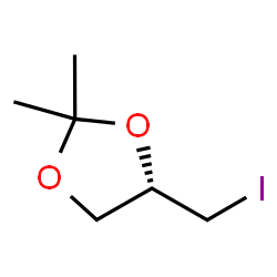ChemSpider 2D Image | (4S)-4-(Iodomethyl)-2,2-dimethyl-1,3-dioxolane | C6H11IO2