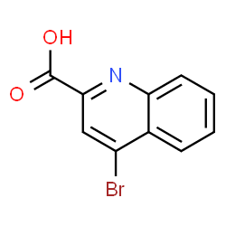 ChemSpider 2D Image | 4-Bromo-2-quinolinecarboxylic acid | C10H6BrNO2