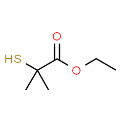 ChemSpider 2D Image | Ethyl 2-methyl-2-sulfanylpropanoate | C6H12O2S