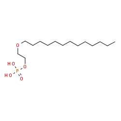 ChemSpider 2D Image | 2-(Tridecyloxy)ethyl dihydrogen phosphate | C15H33O5P
