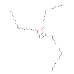 ChemSpider 2D Image | Sorbitan, tri-(9Z)-9-octadecenoate | C60H108O8