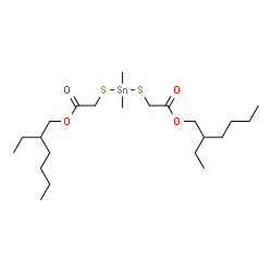 ChemSpider 2D Image | Methyl Tin Mercaptide | C22H44O4S2Sn
