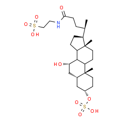 ChemSpider 2D Image | Taurochenodeoxycholate-3-sulfate | C26H45NO9S2