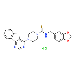 ChemSpider 2D Image | Amuvatinib hydrochloride | C23H22ClN5O3S