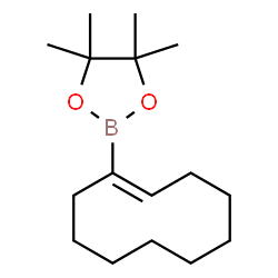 ChemSpider 2D Image | 2-[(1E)-1-Cyclodecen-1-yl]-4,4,5,5-tetramethyl-1,3,2-dioxaborolane | C16H29BO2