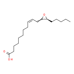 ChemSpider 2D Image | (9Z)-11-[(3S)-3-Pentyl-2-oxiranylidene]-9-undecenoic acid | C18H30O3