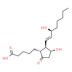 ChemSpider 2D Image | 2,3-dinor Prostaglandin E1 | C18H30O5