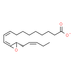 ChemSpider 2D Image | (9Z)-11-{(3S)-3-[(2Z)-2-Penten-1-yl]-2-oxiranylidene}-9-undecenoate | C18H27O3