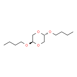 ChemSpider 2D Image | (2R,5S)-2,5-Dibutoxy-1,4-dioxane | C12H24O4