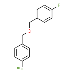 ChemSpider 2D Image | 1-Fluoro-4-({[4-(~18~F)fluorobenzyl]oxy}methyl)benzene | C14H12F18FO