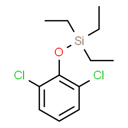 ChemSpider 2D Image | (2,6-Dichlorophenoxy)(triethyl)silane | C12H18Cl2OSi