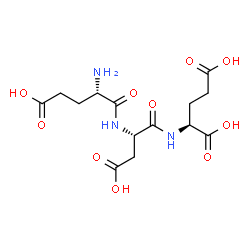 ChemSpider 2D Image | L-alpha-Glutamyl-L-alpha-aspartyl-L-glutamic acid | C14H21N3O10