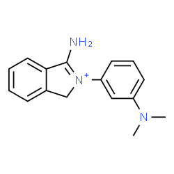 ChemSpider 2D Image | 3-Amino-2-[3-(dimethylamino)phenyl]-1H-isoindolium | C16H18N3