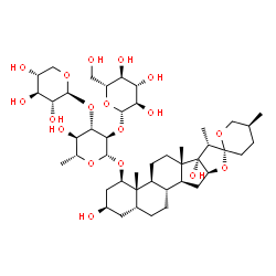 ChemSpider 2D Image | Convallasaponin A | C44H72O18